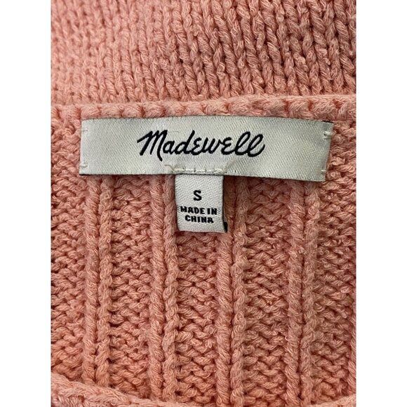 Madewell Womens Sunsetter Coral Pink Knit Sweater Tank Top Size Small - Picture 5 of 8